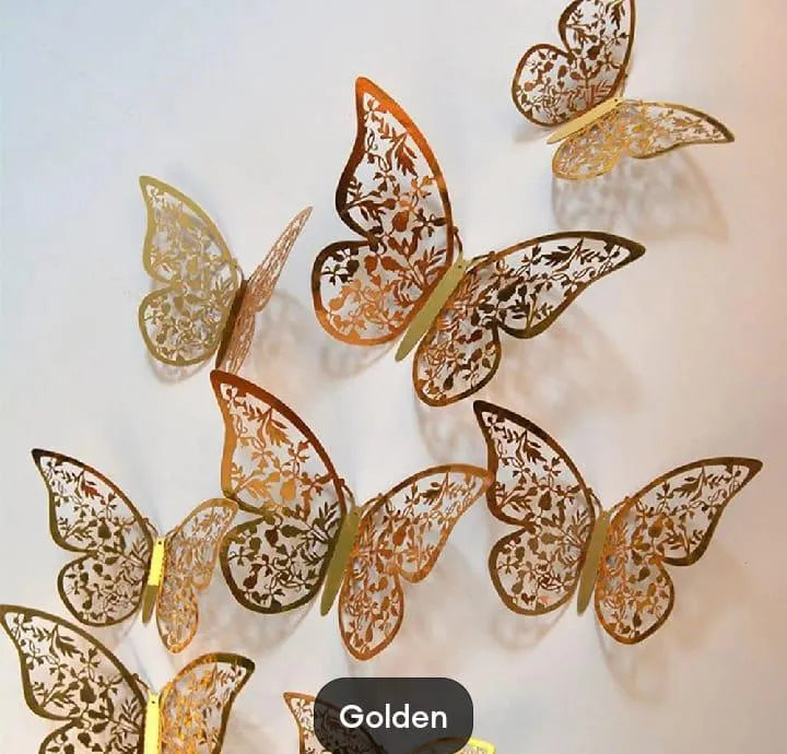 MZ859200429REIL Wall Decorative Piece Butterflys pack Of 6