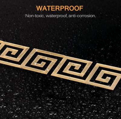 MZ93620004PKSR Golden Wall Mirror, 6 Pcs