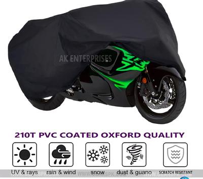 Bike Top Cover Water & Scratch Proof Bike Top Cover Bike PARACHUTE with Pu Coating - Fits for cd70CC, and 125cc all bikes