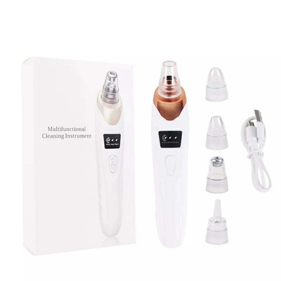 Electric Blackhead Remover | Vacuum Acne & Pore Cleaner | 5 Heads Suction Machine | Skin Care & Exfoliating Tool