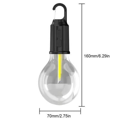 Rechargeable Portable LED Camping Lantern, Tent Lamp with Clip Hook, Essentials Tent Accessories Emergency Camping Lights for Backpacking Camping Hiking Fishing Hurricane Outage type -c charging-Rechargeable Led Light