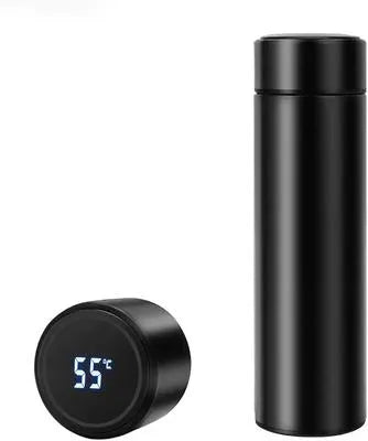 Temperature Display Vacuum Insulated Water Bottle Thermo Flask Made of Premium Stainless Steel Coffee Cup (Random Color)